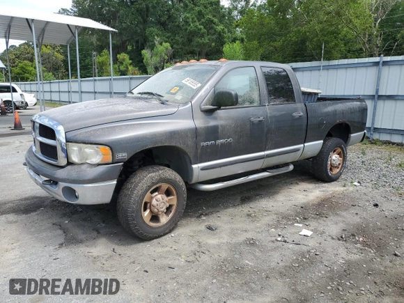 2004 Dodge 2500 SLT with VIN 3D7KU28D34G139630, listed as a Copart auction lot 56185555 with Not Provided miles and Clean Title. Bid and sale history available at DreamBid. Image 1.
