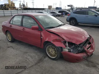 2005 Mitsubishi Lancer ES with VIN JA3AJ26E35U032035, listed as a Copart auction lot 80914944 with 101,438 mi miles and Salvage Title. Bid and sale history available at carsss.com. Image 4.