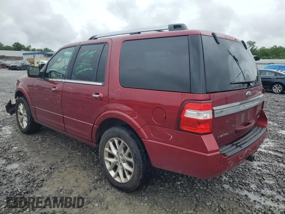 2015 Ford Expedition Limited with VIN 1FMJU1KT5FEF30882, listed as a Copart auction lot 58217755 with 213,462 mi miles and Salvage title. Bid and sale history available at DreamBid. Image 2.