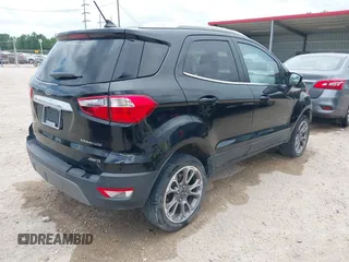 2021 Ford EcoSport Titanium z VIN MAJ6S3KL7MC400564, wystawiony jako IAAI lot #42050318 z przebiegiem 92 882 mil mil oraz . Historia ofert i sprzedaży dostępna na DreamBid. Obrazek 4.