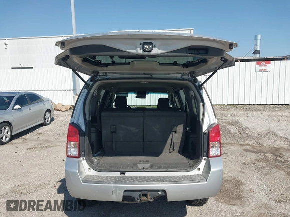 2010 Nissan Pathfinder S with VIN 5N1AR1NB0AC623902, listed as a IAAI auction lot 41609905 with 192,321 mi miles and . Bid and sale history available at DreamBid. Image 17.