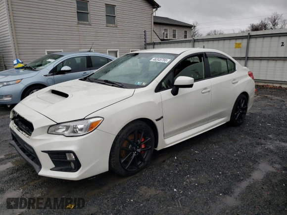2020 Subaru WRX Premium with VIN JF1VA1B69L9830203, listed as a Copart auction lot 46345755 with 59,252 mi miles and Salvage title. Bid and sale history available at DreamBid. Image 1.