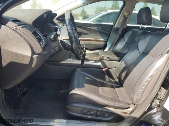 2014 Acura RLX Tech Pkg with VIN JH4KC1F57EC003829, listed as a Copart auction lot 74345714 with 194,305 mi miles and Salvage Title. Bid and sale history available at carsss.com. Image 7.