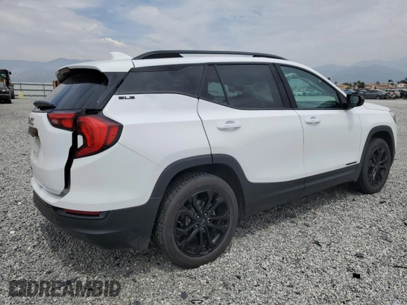 2021 GMC Terrain SLE z VIN 3GKALMEV4ML398415, wystawiony jako Copart lot #52561875 z przebiegiem 54 374 mil mil oraz Szkoda całkowita • Salvage title. Historia ofert i sprzedaży dostępna na DreamBid. Obrazek 3.
