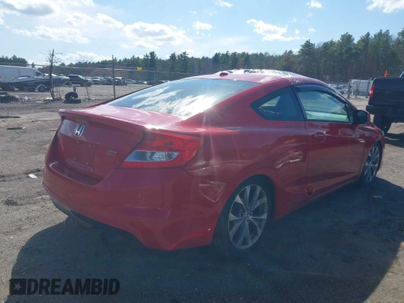 2012 Honda Civic Cpe Si with VIN 2HGFG4A50CH702019, listed as a IAAI auction lot 42060231 with 80,172 mi miles. Bid and sale history available at carsss.com. Image 4.