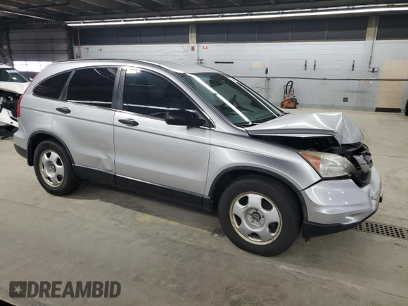 2011 Honda CR-V LX with VIN 5J6RE4H34BL013036, listed as a Copart auction lot 52329995 with 102,540 mi miles and Salvage Title. Bid and sale history available at carsss.com. Image 4.