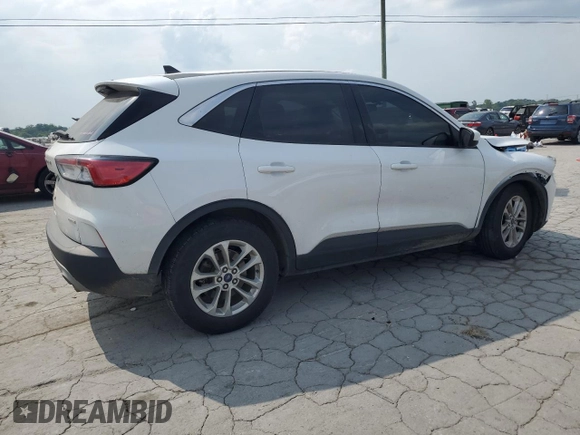 2020 Ford Escape SE with VIN 1FMCU0G68LUC12424, listed as a Copart auction lot 59715325 with 106,570 mi miles and Salvage title. Bid and sale history available at DreamBid. Image 3.