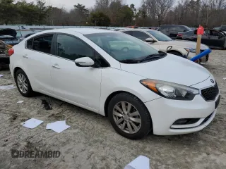 2014 Kia Forte EX with VIN KNAFX4A80E5095748, listed as a Copart auction lot 45455195 with 98,135 mi miles and Salvage Title. Bid and sale history available at carsss.com. Image 4.