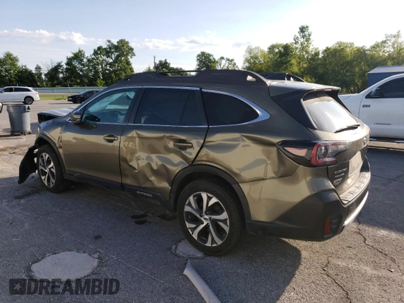 2022 Subaru Outback Limited with VIN 4S4BTANC4N3218145, listed as a Copart auction lot 57960535 with 60,523 mi miles and Salvage title. Bid and sale history available at DreamBid. Image 2.