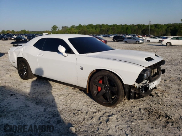 2021 Dodge Challenger SRT Hellcat with VIN 2C3CDZC95MH585857, listed as a Copart auction lot 52012375 with Not Provided miles and Salvage Title. Bid and sale history available at DreamBid. Image 4.