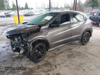 2022 Honda HR-V Sport with VIN 3CZRU6H11NM726377, listed as a IAAI auction lot 41209314 with 38,803 mi miles. Bid and sale history available at carsss.com. Image 17.