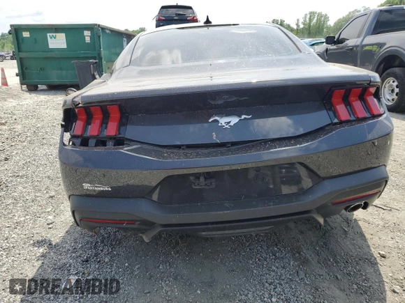 2024 Ford Mustang EcoBoost with VIN 1FA6P8TH7R5138503, listed as a Copart auction lot 55249985 with 18,714 mi miles and Salvage title. Bid and sale history available at DreamBid. Image 6.