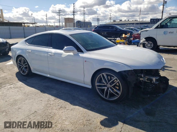 2016 Audi A7 3.0 Premium Plus with VIN WAUWGAFC2GN007670, listed as a Copart auction lot 41129154 with 109,204 mi miles and Salvage Title. Bid and sale history available at carsss.com. Image 4.