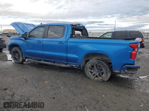 2023 Chevrolet Silverado 1500 RST with VIN 3GCUDEE82PG361480, listed as a Copart auction lot 81613954 with 19,423 mi miles and Salvage Title. Bid and sale history available at carsss.com. Image 2.