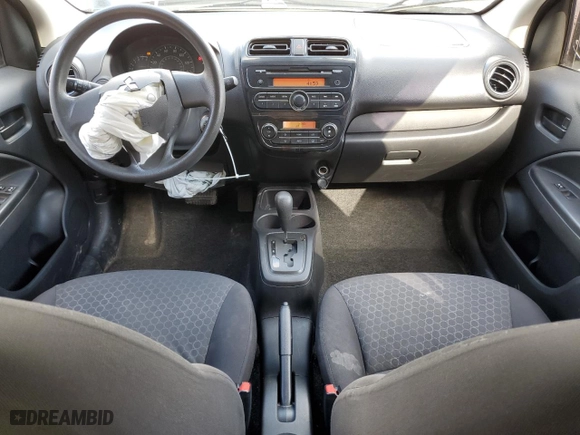 2015 Mitsubishi Mirage DE with VIN ML32A3HJ0FH034411, listed as a Copart auction lot 52042155 with 103,119 mi miles and Salvage Title. Bid and sale history available at carsss.com. Image 8.