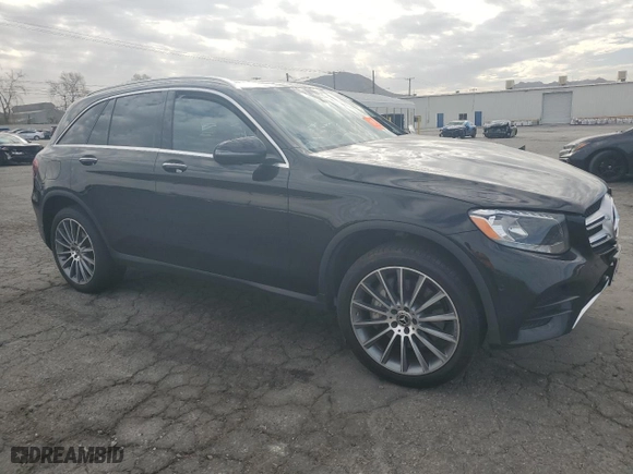 2019 Mercedes-Benz GLC with VIN WDC0G4JB4KV165942, listed as a Copart auction lot 46959205 with NaN miles and Salvage Title. Bid and sale history available at carsss.com. Image 4.