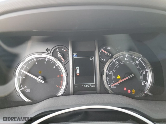 2023 Toyota 4Runner TRD Sport with VIN JTESU5JR6P6097795, listed as a Copart auction lot 47588045 with 18,107 mi miles and Salvage Title. Bid and sale history available at carsss.com. Image 9.