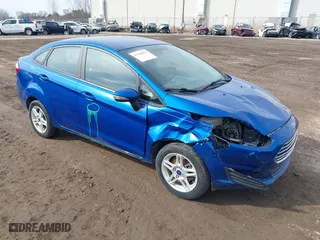 2019 Ford Fiesta SE with VIN 3FADP4BJ0KM126875, listed as a IAAI auction lot 41784022 with 88,846 mi miles. Bid and sale history available at carsss.com. Image 1.