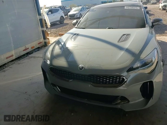 2019 Kia Stinger GT1 with VIN KNAE45LC6K6064795, listed as a Copart auction lot 44759325 with 70,743 mi miles and Salvage Title. Bid and sale history available at DreamBid. Image 11.