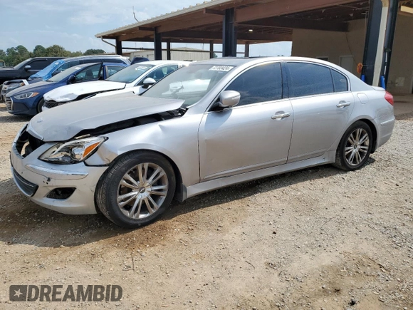 2013 Hyundai Genesis 3.8L with VIN KMHGC4DD3DU208863, listed as a Copart auction lot 72703424 with 172,814 mi miles and Salvage Title. Bid and sale history available at carsss.com. Image 1.