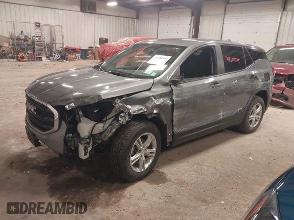 2021 GMC Terrain SLE with VIN 3GKALTEV2ML370414, listed as a IAAI auction lot 41810800 with 49,025 mi miles and . Bid and sale history available at carsss.com. Image 2.