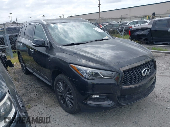 2020 Infiniti QX60 Pure with VIN 5N1DL0MN5LC525763, listed as a IAAI auction lot 41259100 with 38,995 mi miles and . Bid and sale history available at DreamBid. Image 1.