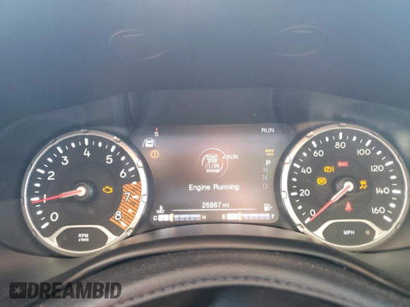2021 Jeep Renegade Islander with VIN ZACNJDBB9MPM77273, listed as a Copart auction lot 46824635 with 26,867 mi miles and Salvage title. Bid and sale history available at DreamBid. Image 9.