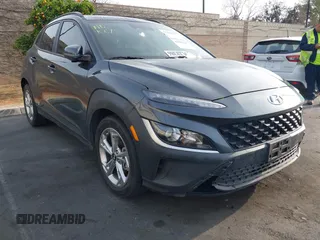 2022 Hyundai Kona SEL with VIN KM8K62AB6NU766779, listed as a IAAI auction lot 41889147 with 39,371 mi miles and . Bid and sale history available at DreamBid. Image 1.