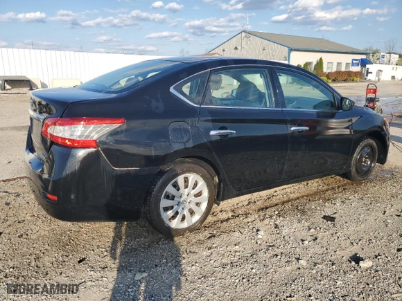 2014 Nissan Sentra S with VIN 3N1AB7AP4EL694370, listed as a Copart auction lot 50394395 with 172,332 mi miles and Salvage Title. Bid and sale history available at carsss.com. Image 3.