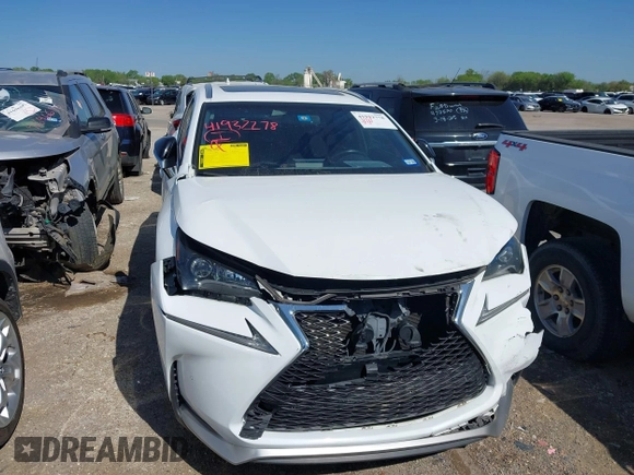 2016 Lexus NX 200t with VIN JTJYARBZ6G2023052, listed as a IAAI auction lot 41932778 with 106,241 mi miles. Bid and sale history available at carsss.com. Image 13.