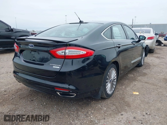 2014 Ford Fusion Titanium with VIN 3FA6P0K9XER364392, listed as a IAAI auction lot 41642439 with 130,302 mi miles and . Bid and sale history available at DreamBid. Image 4.