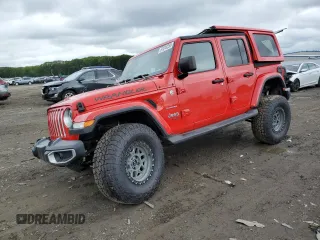 2020 Jeep Wrangler Unlimited Sahara с VIN 1C4HJXEN7LW220850, выставлен на аукционе Copart как лот 61016255 с пробегом 91 494 миль миль и Списание • Salvage title. История ставок и продаж доступна на DreamBid. Изображение 1.