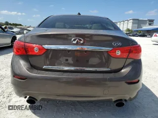 2016 Infiniti Q50 3.0t Premium with VIN JN1EV7AP7GM300734, listed as a Copart auction lot 55263025 with 125,987 mi miles and Clean Title. Bid and sale history available at carsss.com. Image 6.