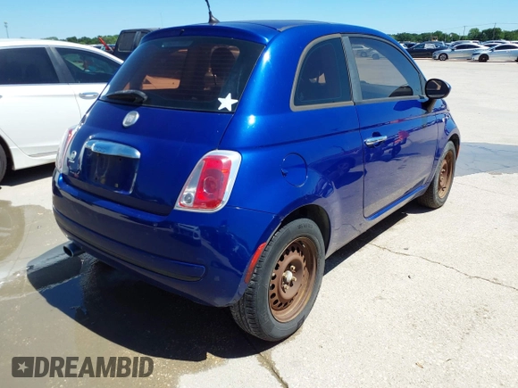 2012 FIAT 500 Pop z VIN 3C3CFFAR1CT198448, wystawiony jako IAAI lot #42088618 z przebiegiem 128 343 mil mil oraz . Historia ofert i sprzedaży dostępna na DreamBid. Obrazek 4.