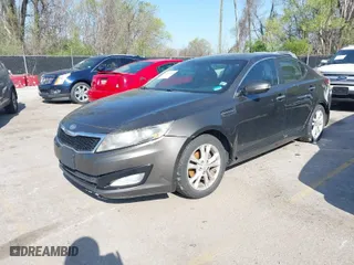 2012 Kia Optima LX with VIN 5XXGM4A7XCG020314, listed as a IAAI auction lot 41978342 with 266,207 mi miles. Bid and sale history available at carsss.com. Image 2.