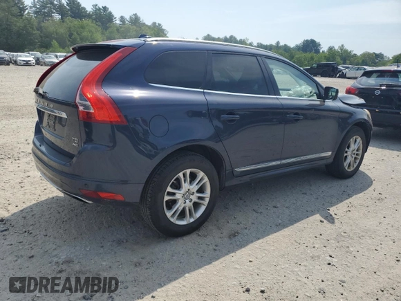 2015 Volvo XC60 T5 with VIN YV4612RK6F2683887, listed as a Copart auction lot 59481565 with 64,279 mi miles and Clean title. Bid and sale history available at DreamBid. Image 3.