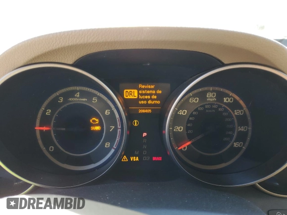 2007 Acura MDX Tech Pkg with VIN 2HNYD28367H526666, listed as a Copart auction lot 45125285 with 208,405 mi miles and Salvage Title. Bid and sale history available at carsss.com. Image 9.