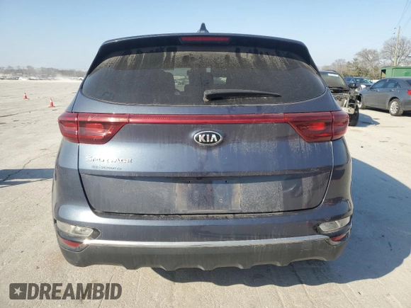 2020 Kia Sportage LX with VIN KNDPM3AC9L7727033, listed as a Copart auction lot 49050605 with 34,914 mi miles and Salvage Title. Bid and sale history available at carsss.com. Image 6.