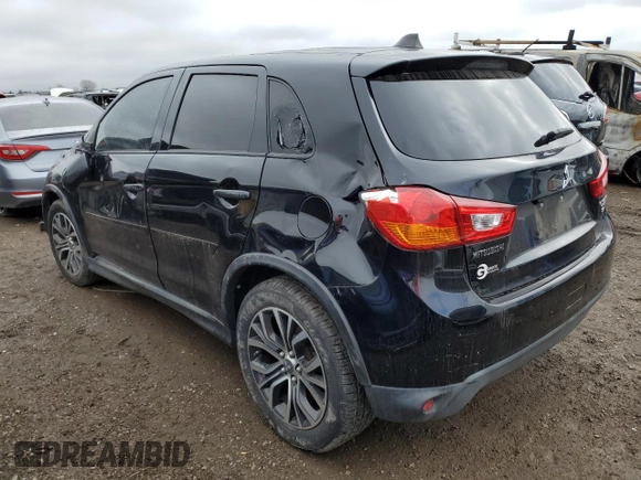 2016 Mitsubishi Outlander Sport 2.4 ES with VIN JA4AR3AW9GZ056243, listed as a Copart auction lot 80348944 with 126,930 mi miles and Salvage Title. Bid and sale history available at carsss.com. Image 2.