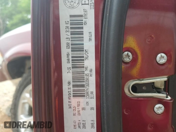 2016 Ram 1500 Laramie z VIN 1C6RR7NT3GS390185, wystawiony jako Copart lot #57874635 z przebiegiem 109 023 mil mil oraz Szkoda całkowita • Salvage title. Historia ofert i sprzedaży dostępna na DreamBid. Obrazek 12.