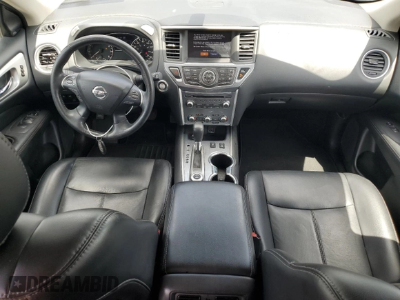 2019 Nissan Pathfinder SV with VIN 5N1DR2MM7KC593207, listed as a Copart auction lot 54611035 with 71,495 mi miles and Salvage Title. Bid and sale history available at carsss.com. Image 8.