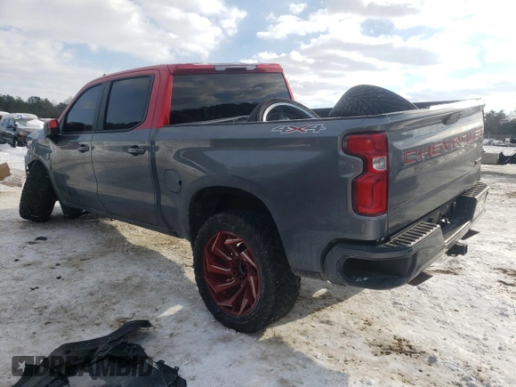 2021 Chevrolet Silverado 1500 RST with VIN 3GCUYEET6MG286206, listed as a Copart auction lot 87285864 with 91,433 mi miles and Salvage Title. Bid and sale history available at carsss.com. Image 2.