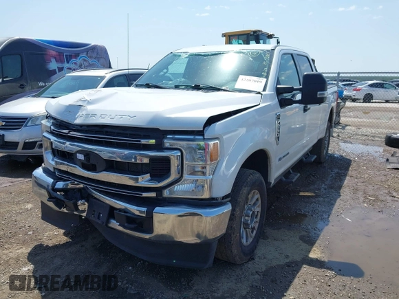 2021 Ford F-250 XL with VIN 1FT7W2BT1MED43814, listed as a IAAI auction lot 42207019 with 92,921 mi miles and . Bid and sale history available at DreamBid. Image 2.