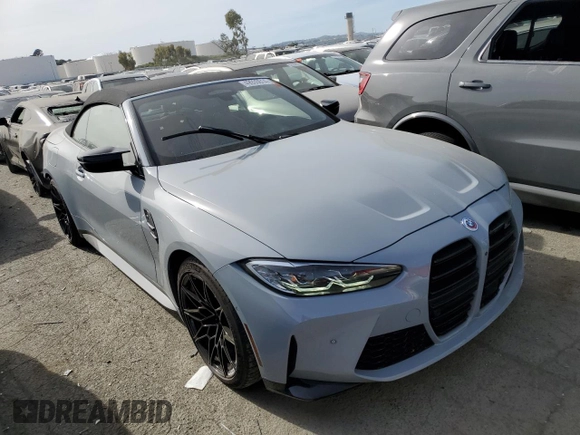 2023 BMW M4 Competition xDrive with VIN WBS33BA00PCM02245, listed as a Copart auction lot 49930614 with 13,688 mi miles and Salvage Title. Bid and sale history available at carsss.com. Image 4.
