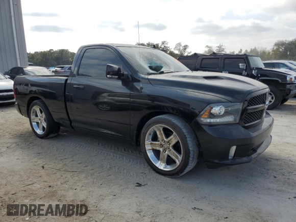 2014 Ram 1500 R/T with VIN 3C6JR6CT0EG290186, listed as a Copart auction lot 75236354 with 45,471 mi miles and Salvage Title. Bid and sale history available at carsss.com. Image 4.