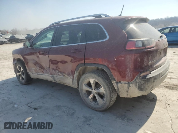 2019 Jeep Cherokee Limited with VIN 1C4PJMDX9KD373902, listed as a Copart auction lot 49121665 with 115,774 mi miles and Salvage Title. Bid and sale history available at carsss.com. Image 2.