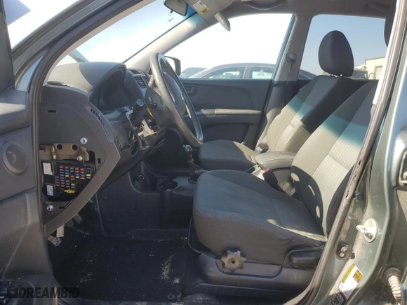 2009 Kia Sportage LX with VIN KNDJF724497573841, listed as a Copart auction lot 44504505 with 162,800 mi miles and Salvage Title. Bid and sale history available at carsss.com. Image 7.