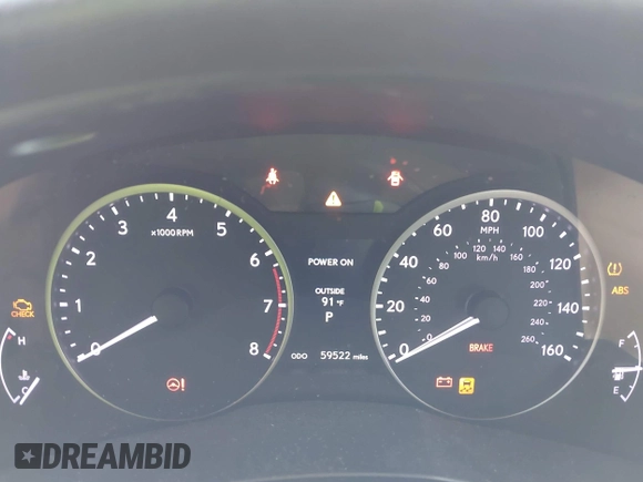 2013 Lexus ES 250 with VIN JTHBK1GG0D2051244, listed as a IAAI auction lot 42028587 with 59,522 mi miles and . Bid and sale history available at DreamBid. Image 7.