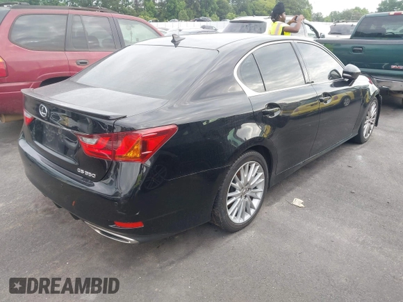 2013 Lexus GS 350 with VIN JTHBE1BL1D5012429, listed as a IAAI auction lot 42516092 with 171,491 mi miles and . Bid and sale history available at DreamBid. Image 4.