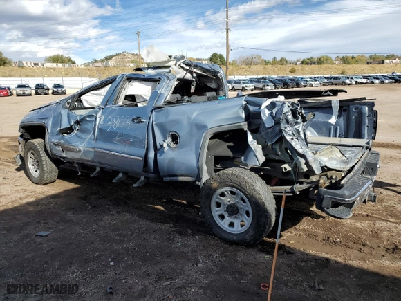 2015 GMC Sierra 2500HD SLT with VIN 1GT12ZE8XFF604369, listed as a Copart auction lot 78880784 with 0 mi miles and Salvage Title. Bid and sale history available at carsss.com. Image 2.